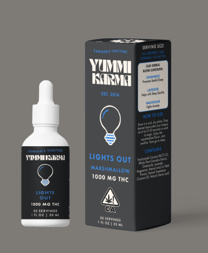 YUMMI KARMA 1000MG TINCTURE - LIGHTS OUT MARSHMALLOW