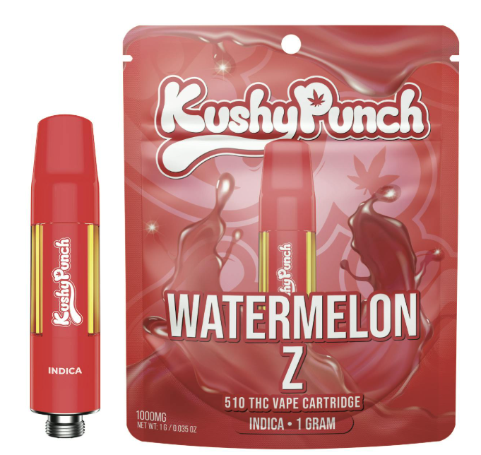 KUSHY PUNCH 1G CARTRIDGE - INDICA WATERMELON Z