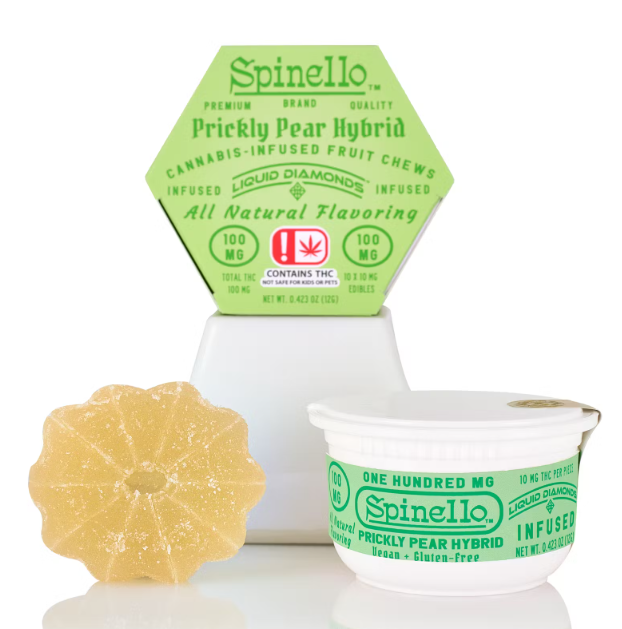 SPINELLO 100MG LIQUID DIAMOND GUMMY - PRICKLY PEAR