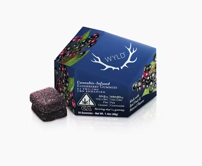 WYLD THC:CBN GUMMIES - ELDERBERRY