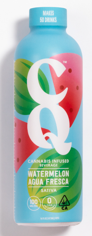 CANNAQUENCHER 100MG BEVERAGE - WATERMELON AGUA FRESCA