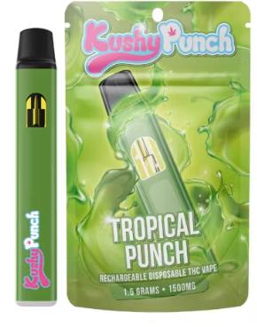 KUSHY PUNCH 1G DISPOSABLE - SATIVA TROPICAL PUNCH