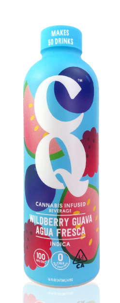 CANNAQUENCHER 100MG BEVERAGE - WILDBERRY GUAVA AGUA FRESCA