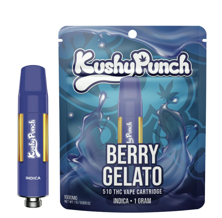 KUSHY PUNCH 1G CARTRIDGE - INDICA BERRY GELATO