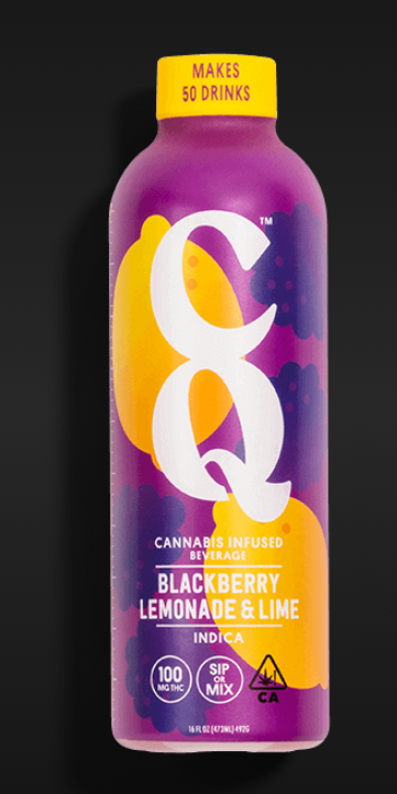 CANNAQUENCHER 100MG BEVERAGE - BLACKBERRY LEMONADE & LIME