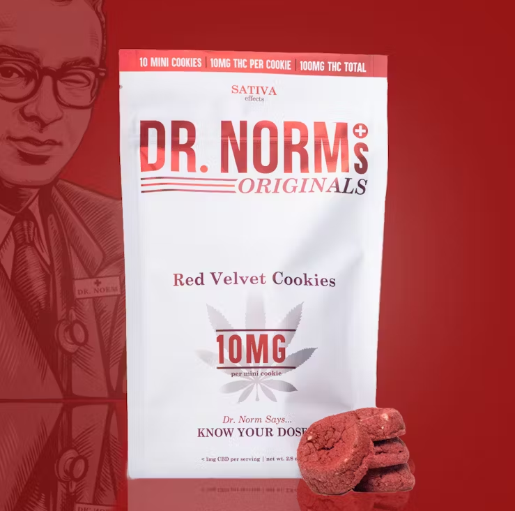 DR. NORM'S 100MG COOKIES - RED VELVET