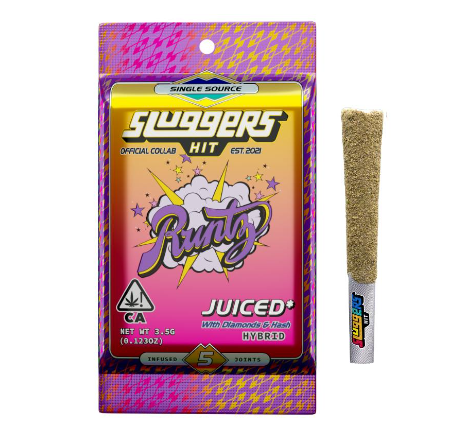 Sluggers .7g x 5 Infused Preroll Pack - Runtz