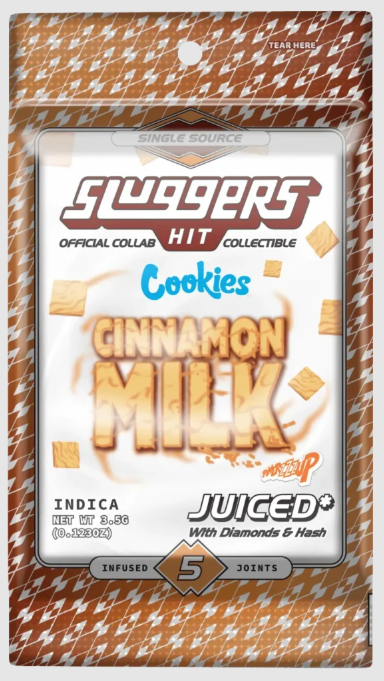 SLUGGERS .7G X 5 INFUSED PREROLL PACK - CINNAMON MILK