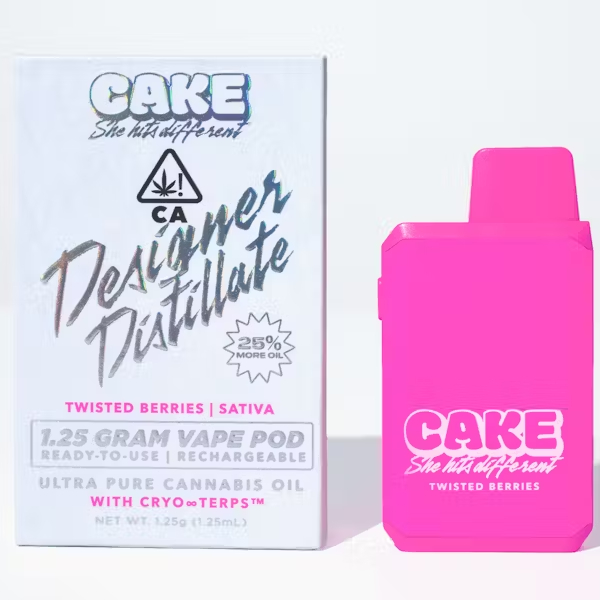 CAKE 1.25G DISPOSABLE - TWISTED BERRIES