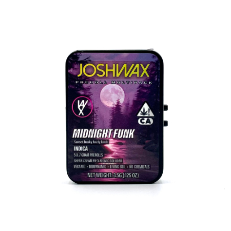 5 PACK MIDNIGHT FUNK PREROLLS BY JOSHWAX