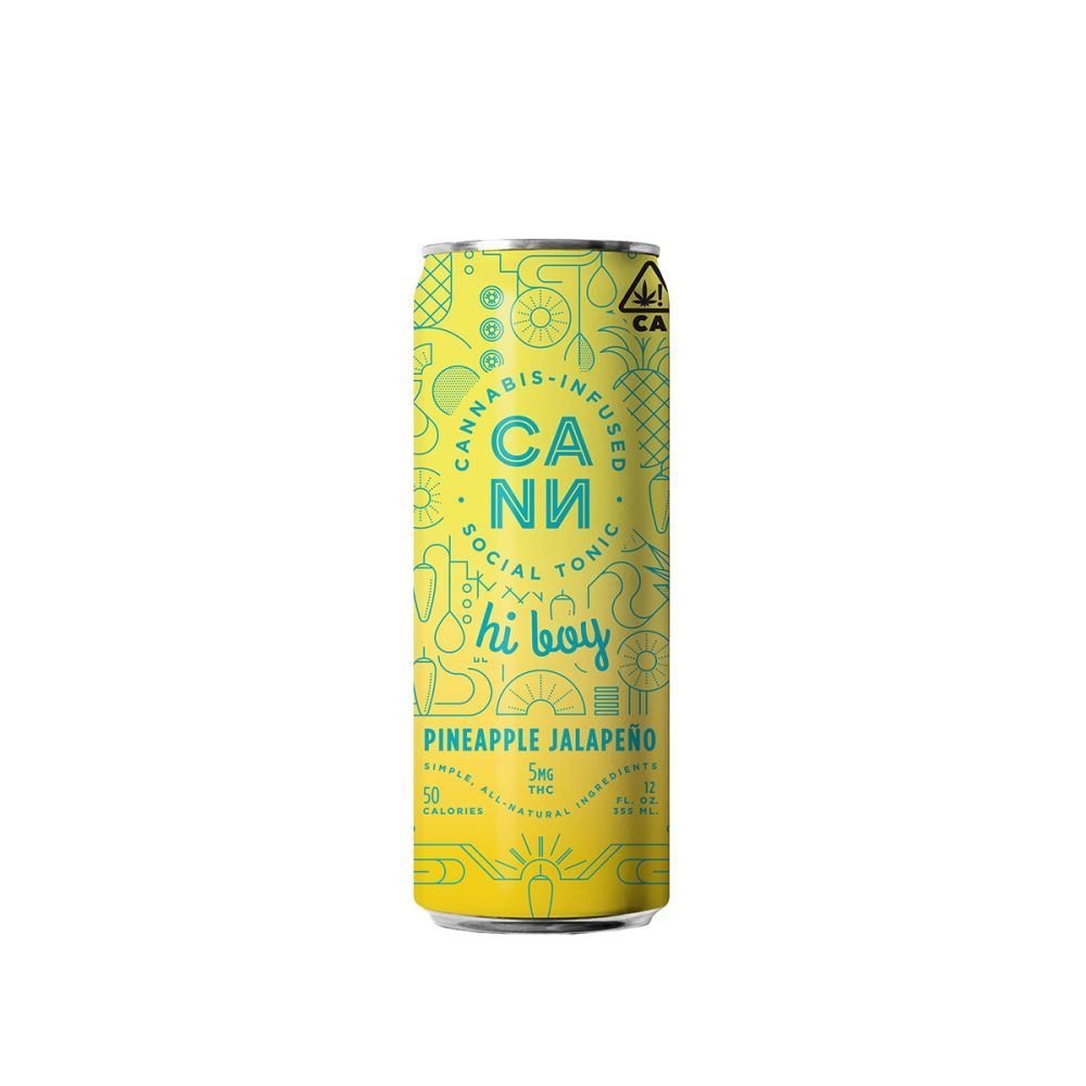 4 Pack Pineapple Jalapeno Hi Boys By Cann