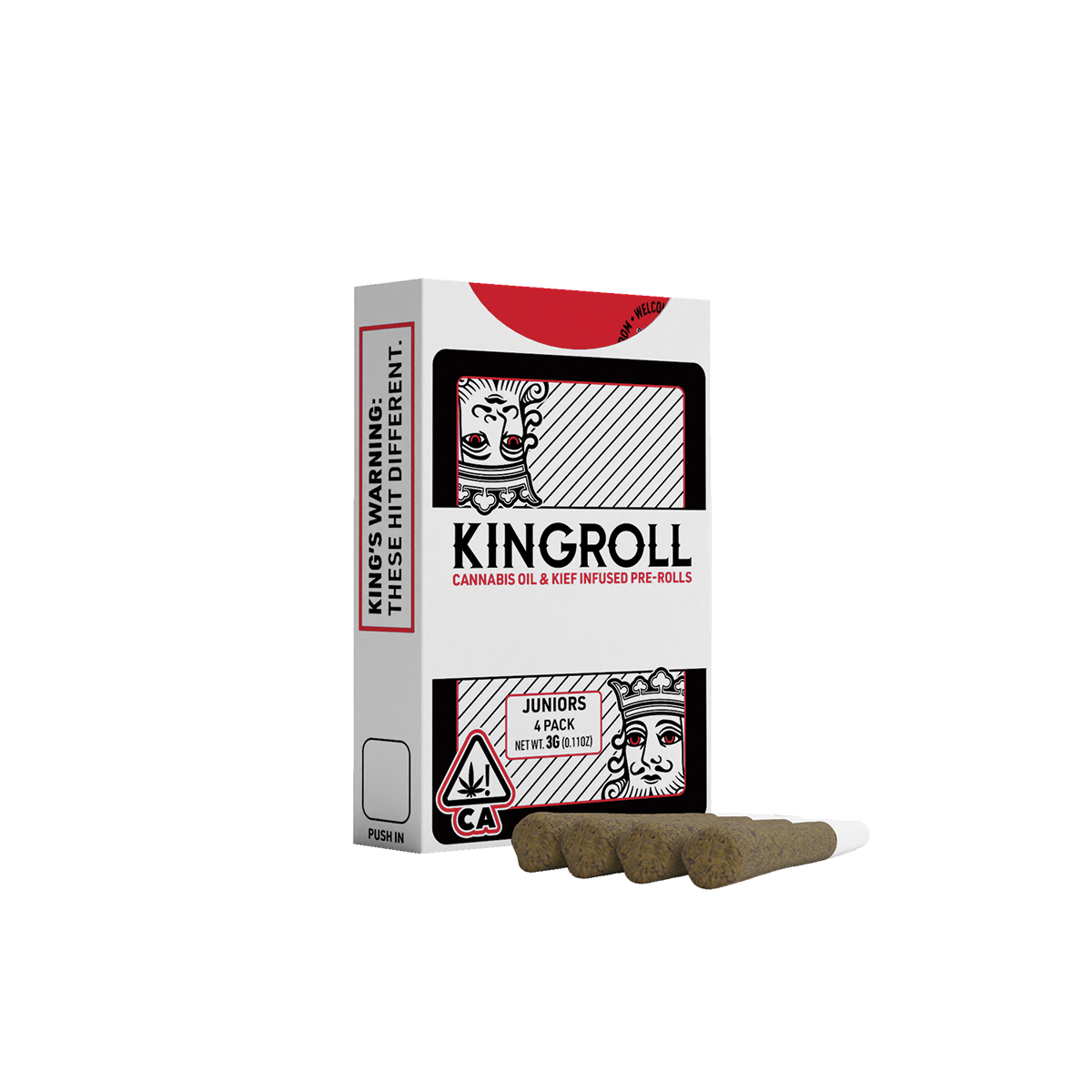 4 PACK HAZE X STRAWBERRY FIELDS KINGROLL BY KINGPEN
