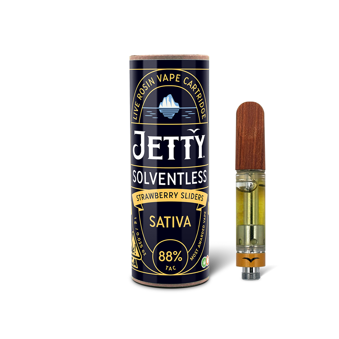 1G OCAL CERTIFIED STRAWBERRY SLIDERS CARTRIDGE BY JETTY EXTRACTS