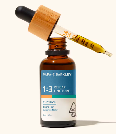 15ML | 1:3 THC RICH RELEAF TINCTURE BY PAPA & BARKLEY