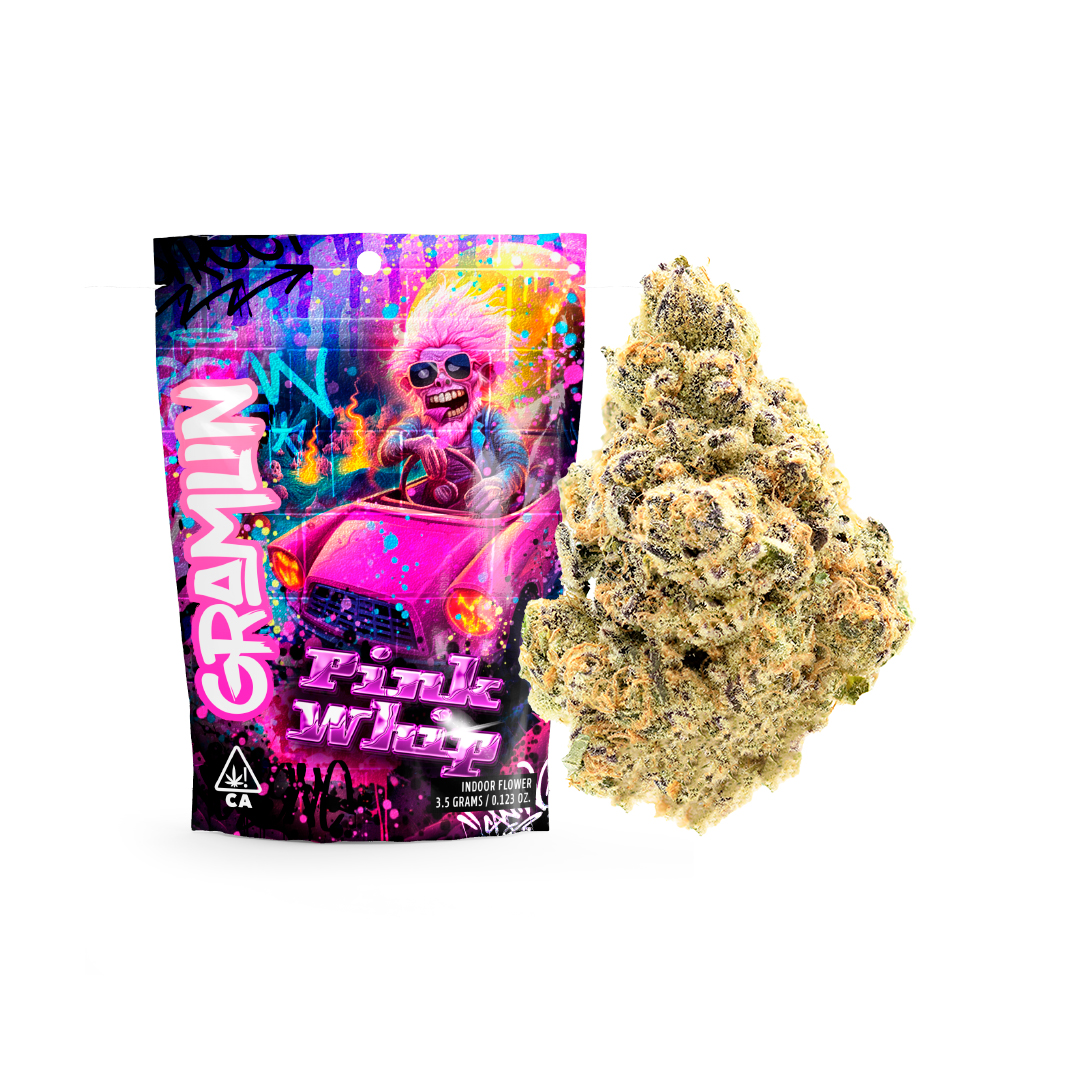 1/8 PINK WHIP BY GRAMLIN FLOWER