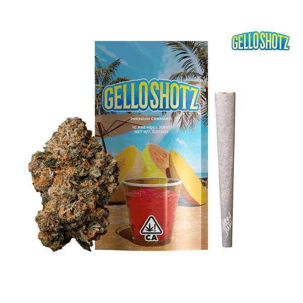 1G GELLO SHOTZ SATIVA PREROLL BY SEED JUNKY