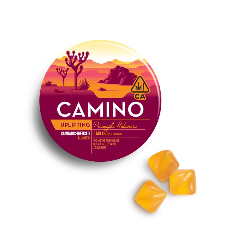 Camino Pineapple Habanero Uplifting 20 Pack Gummies