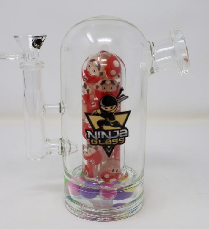 Clear GOG Stemless Mushroom Character Bong