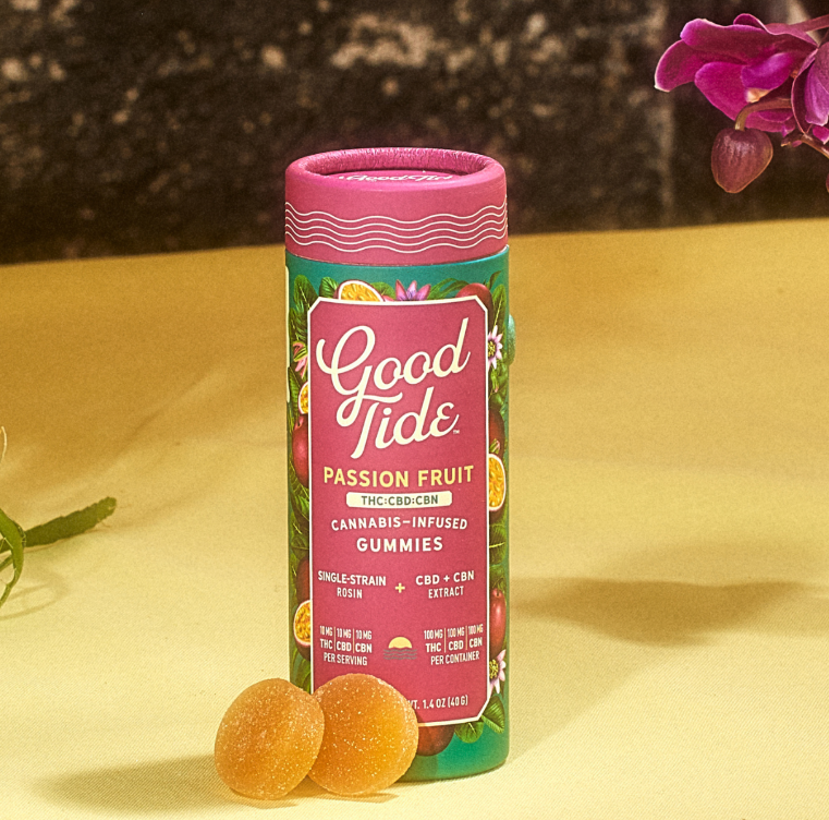 Passionfruit 10 Pack THC:CBD:CBN 1:1:1 Rosin Gummies