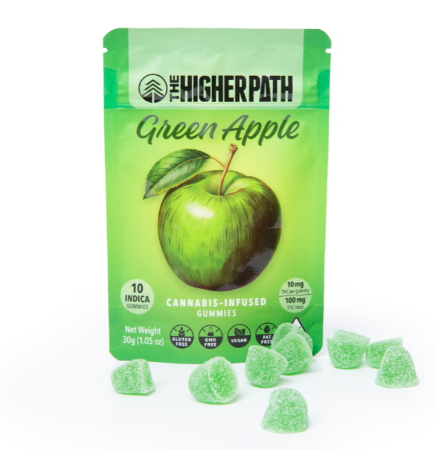 $16 Green Apple 10MG Gummy 10 Pack