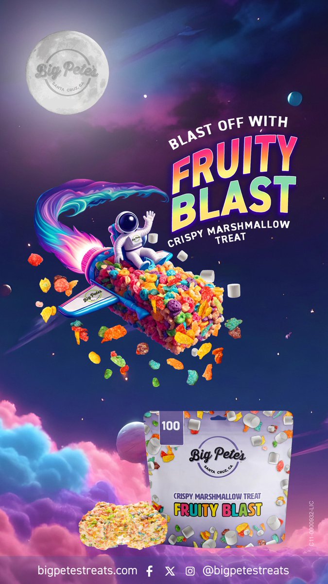 Fruity Blast Crispy Marshmallow Treat