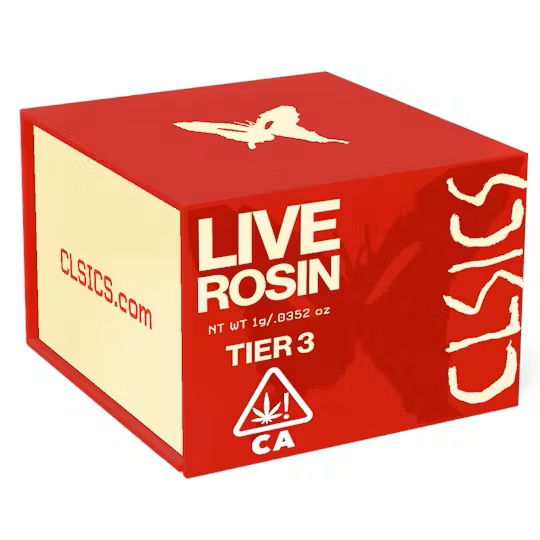 Blaze 1G Tier 3 Live Rosin 1G Solventless