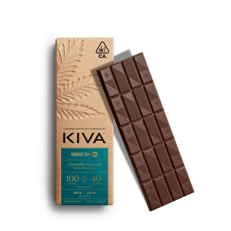 Midnight Mint CBN 20 Piece Dark Chocolate Bar