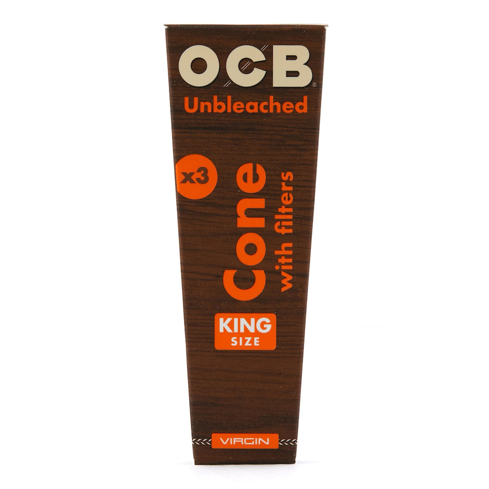 Ocb Unbleached Virgin King Cones