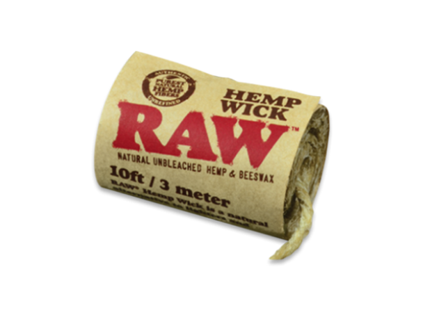 RAW HEMPWICK 3 METER (10 FEET)