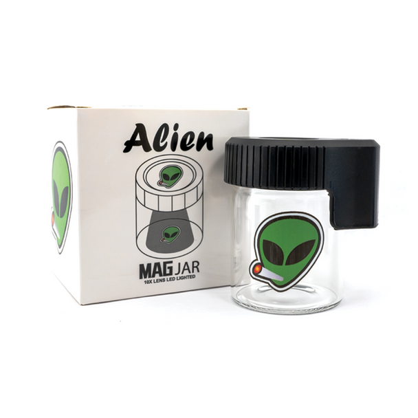 A51 - GLASS MAGNIFYING JARS