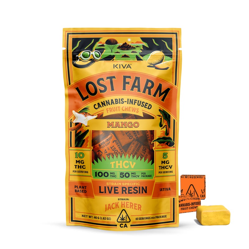 Mango Jack Herer 2:1 THCV 10 Pack Lost Farm Chews