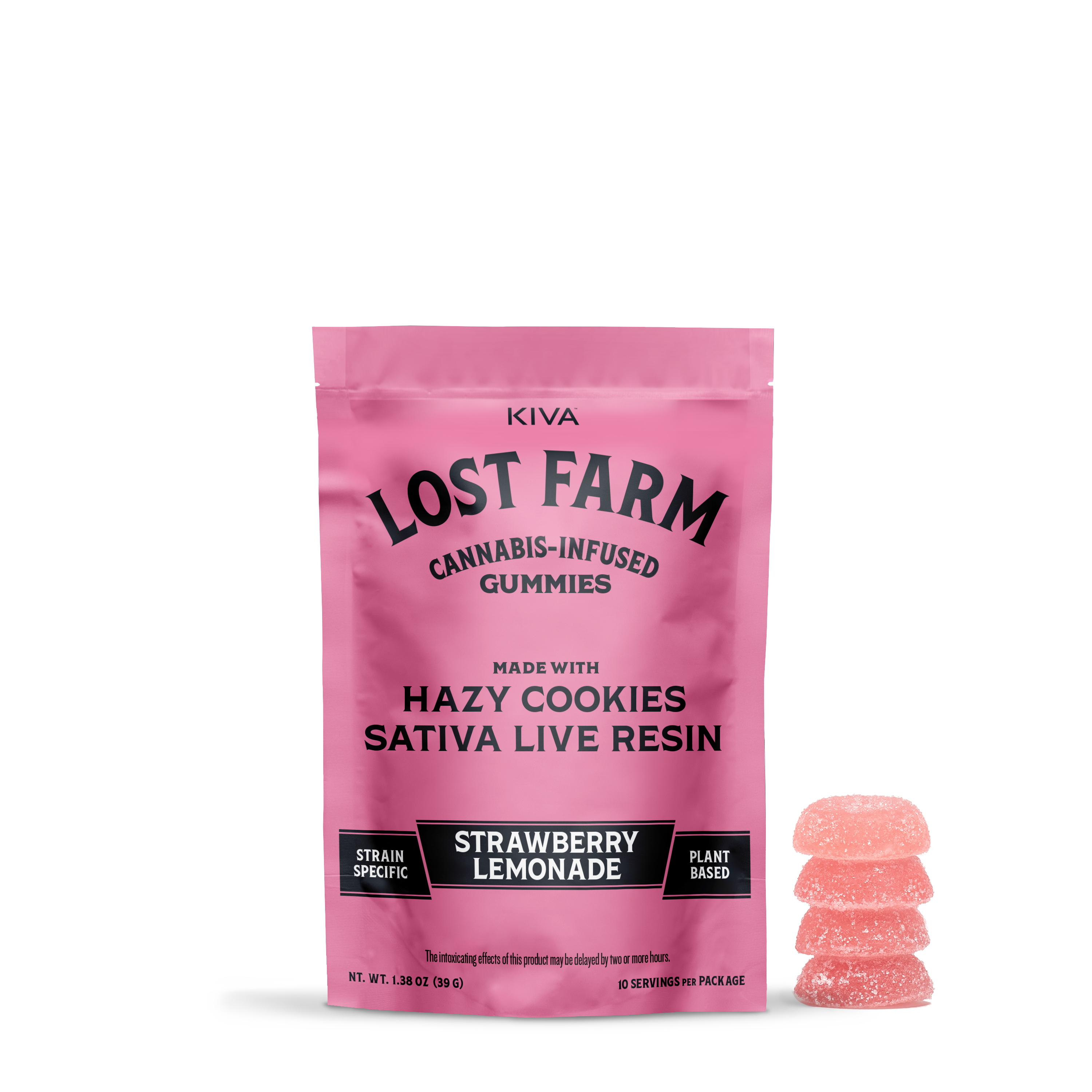 Strawberry Lemonade | Hazy Cookies | Live Resin Gummies 10PK/100MG