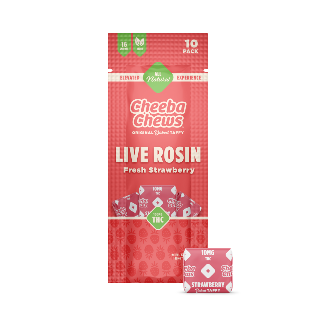 Cheeba Strawberry- Live Rosin 100MG