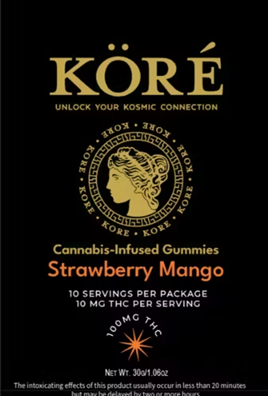 Strawberry Mango Gummies - 100MG
