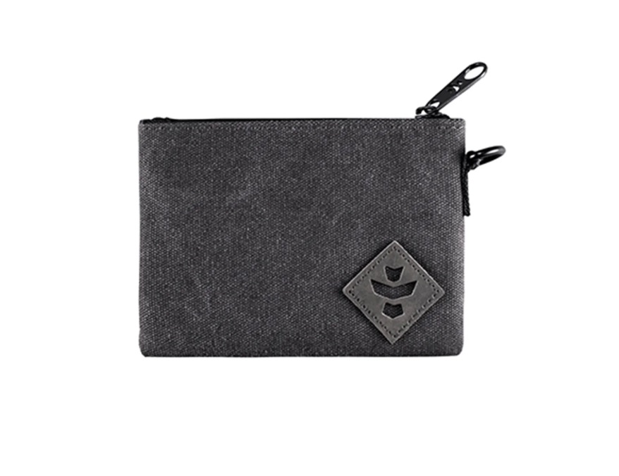 The Mini Broker | Smell Proof Zippered Small Stashbag - Ash