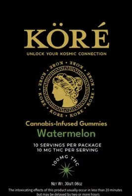 Watermelon 100MG Gummies