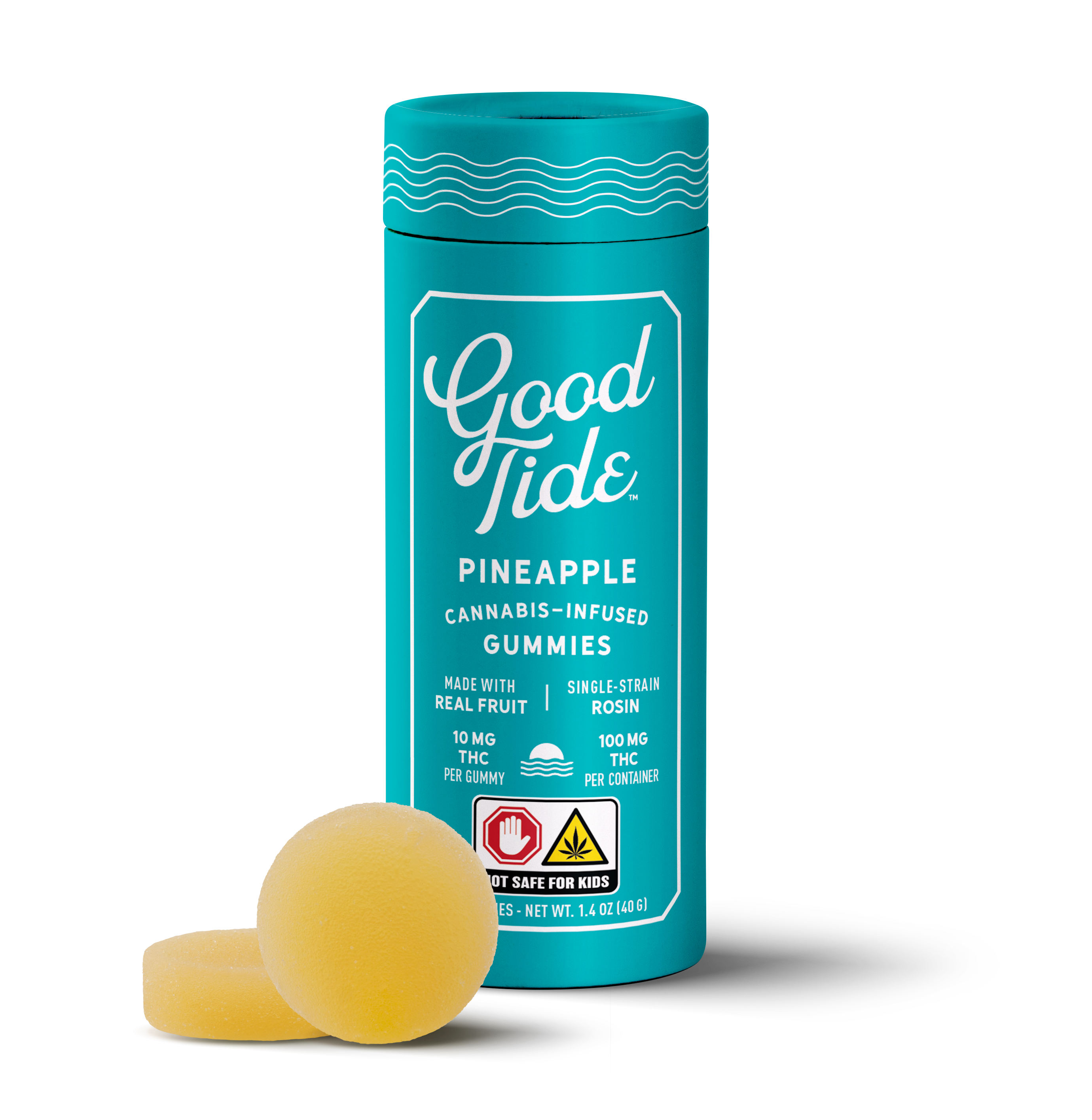 Pineapple Gummies - 100MG - 10CT