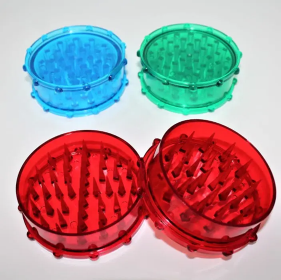 Acrylic 2PC Grinder W/ Magnet | Asst. Colors