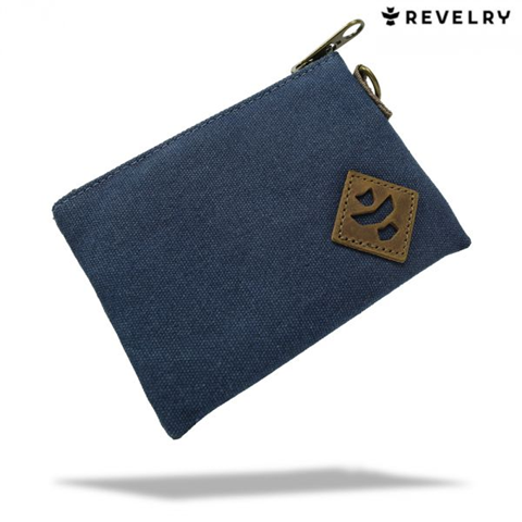 Revelry | The Mini Broker | Smell Proof Zippered Small Stashbag | Marine