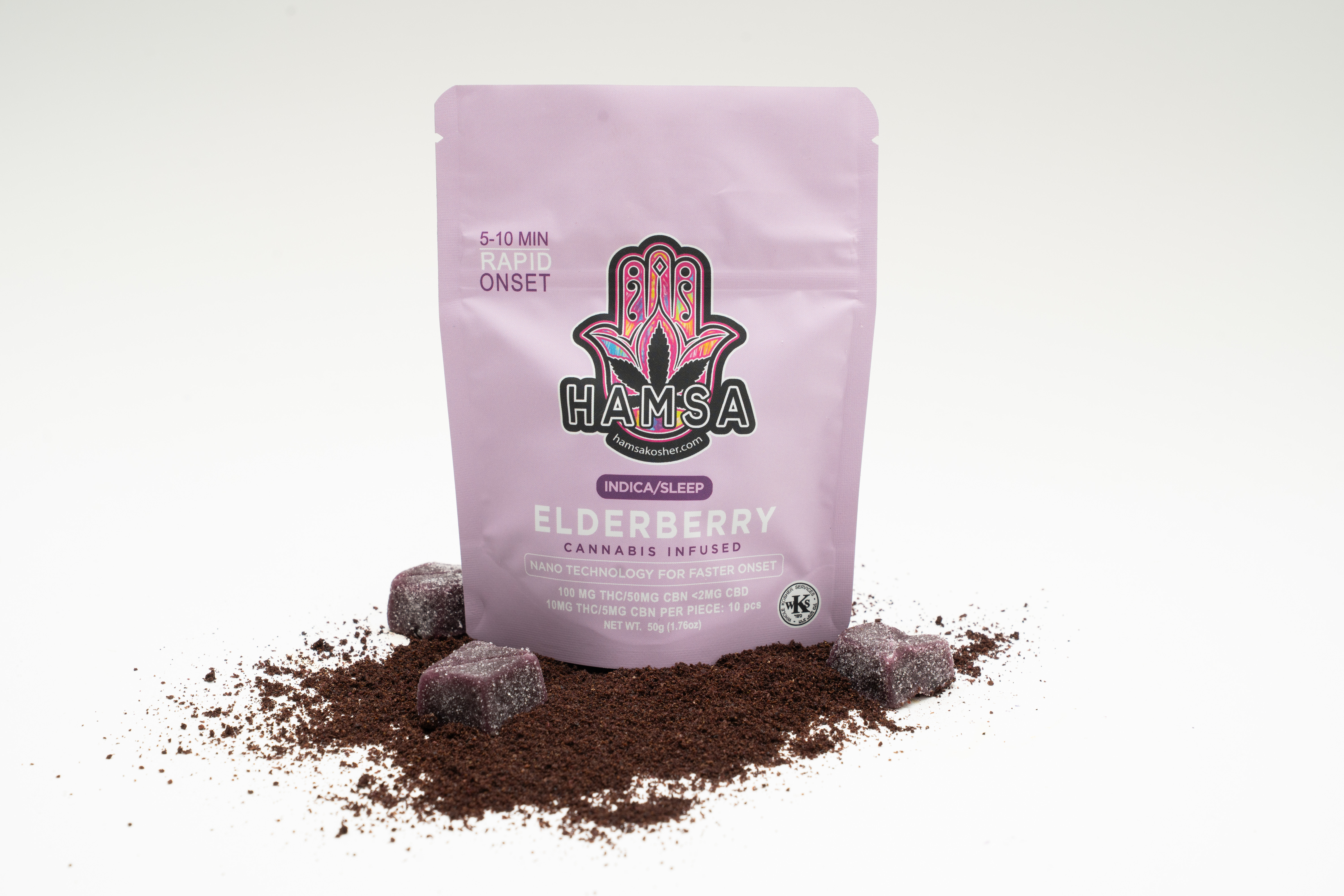 Hamsa Elderberry 10MGTHC/5MGCBN Gummies