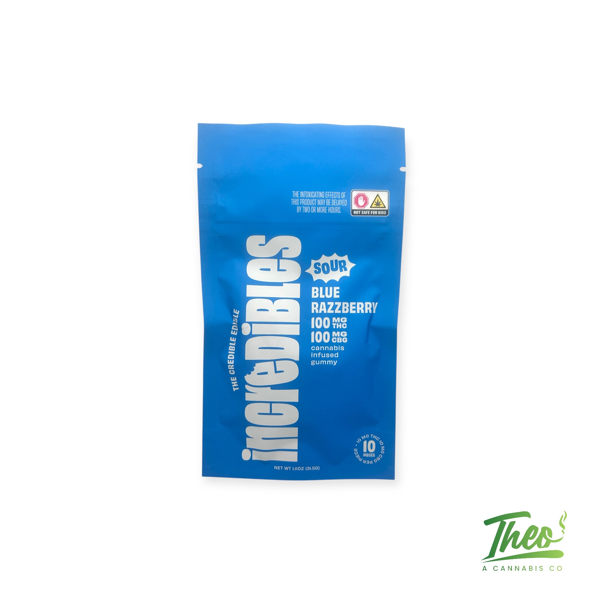 Sour Blue Razzberry 1:1 THC:CBG  200MG