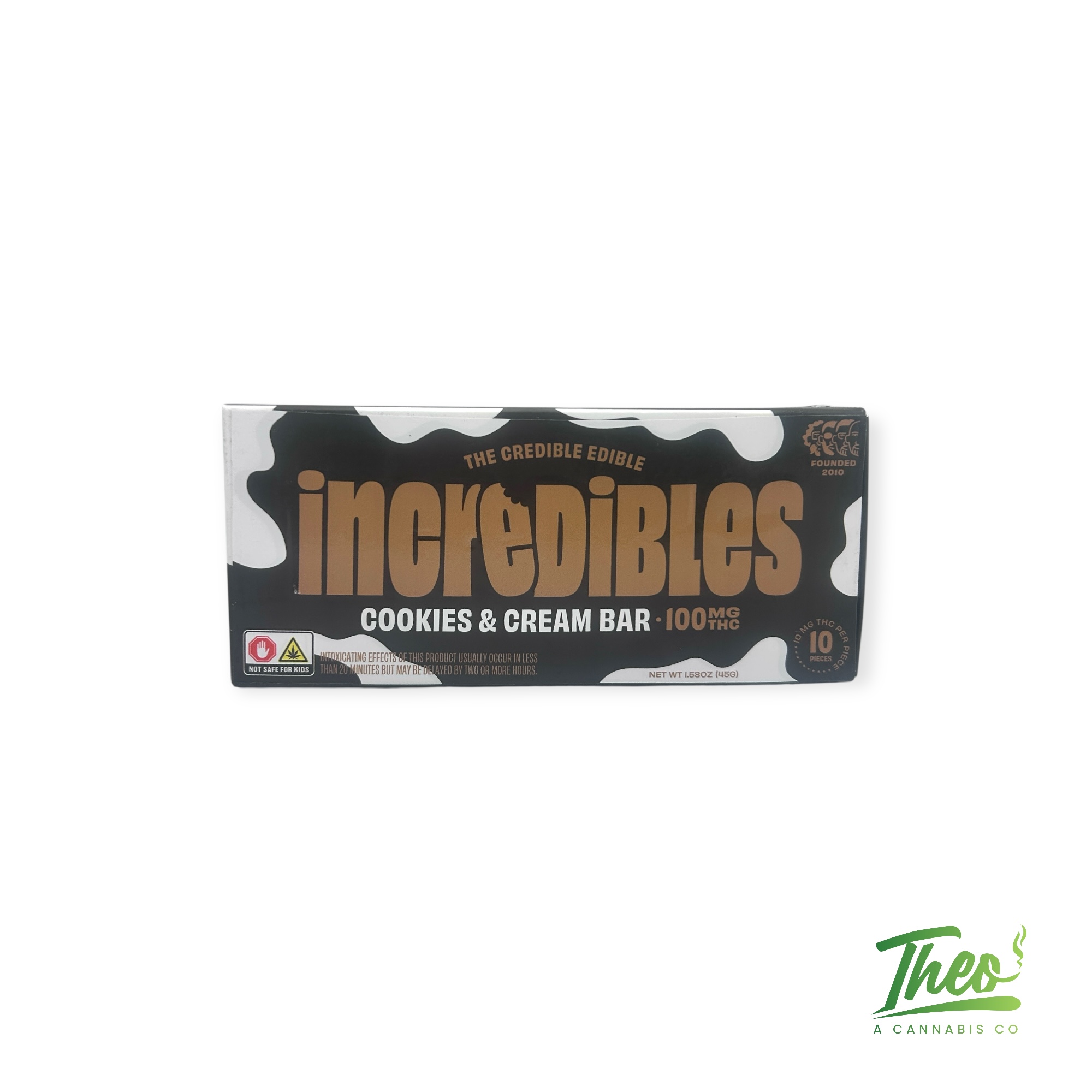 Cookies & Cream Bar 100MG