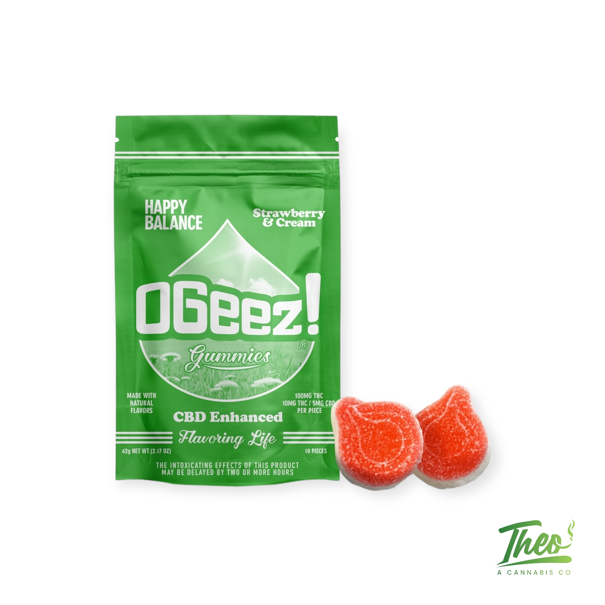 Strawberries & Cream 100MG 1:1 CBD
