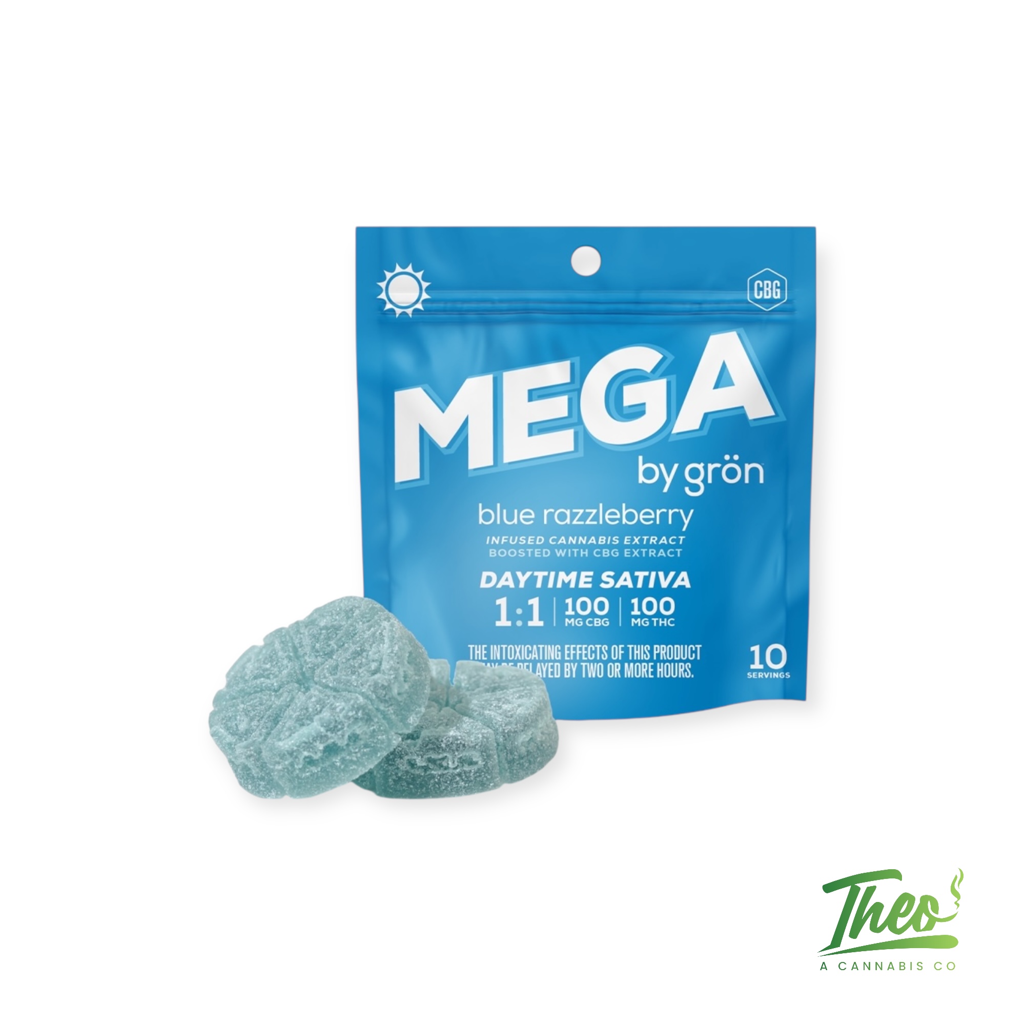 Mega Blue Razzleberry 100MG