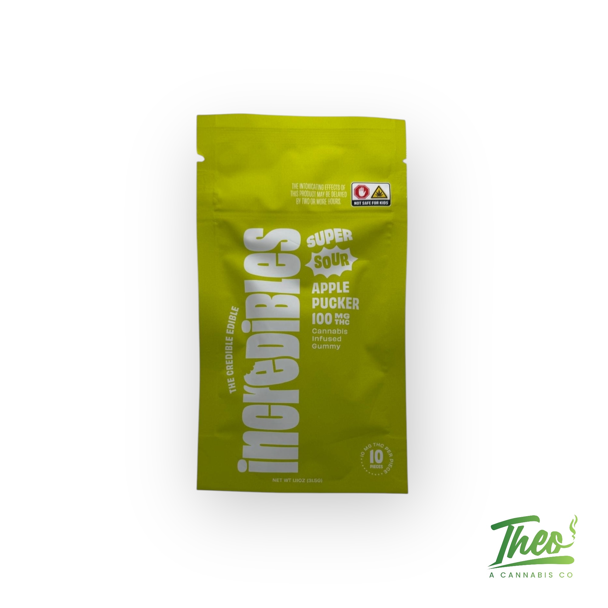 Super Sour Apple Pucker 100MG