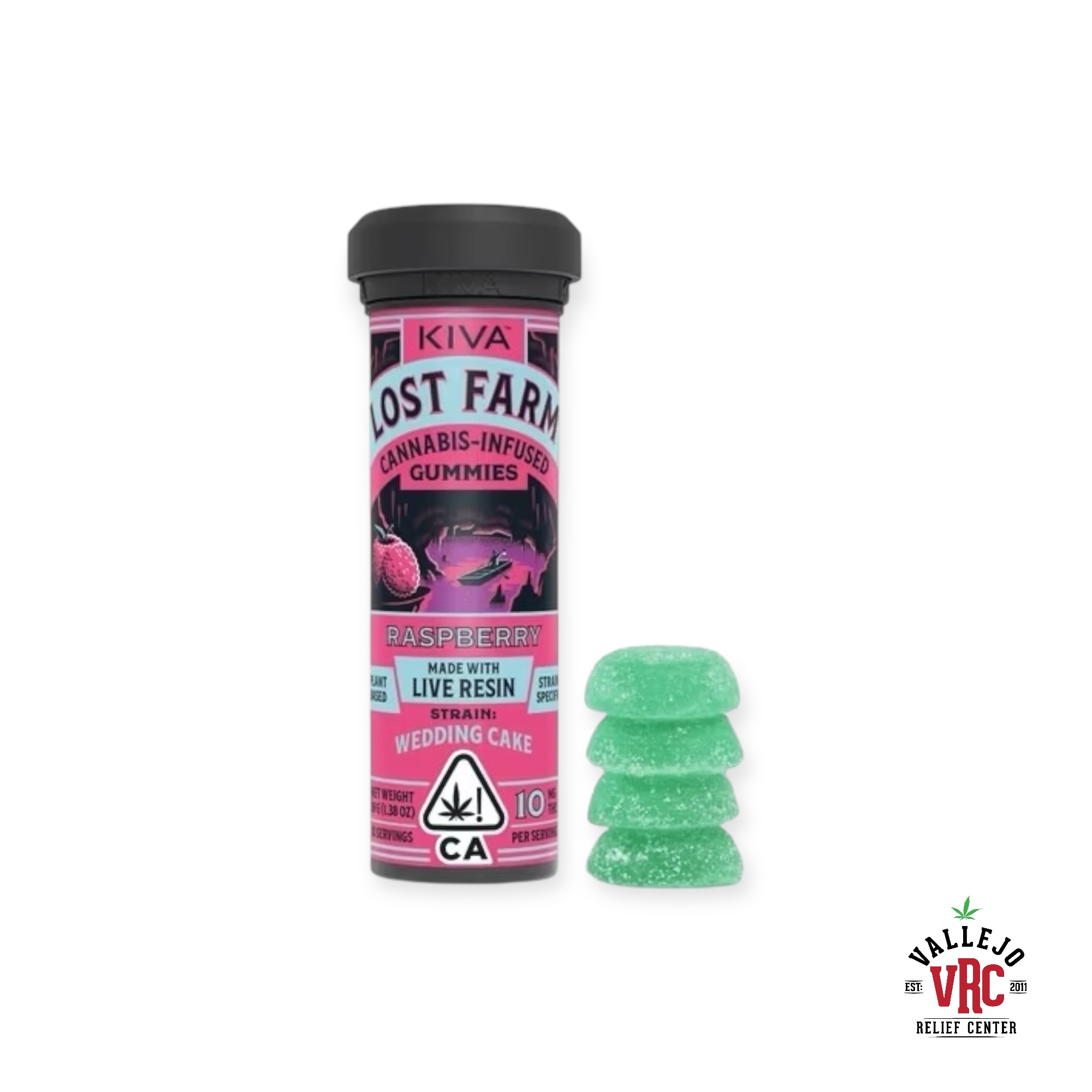 Raspberry Wedding Cake Gummies