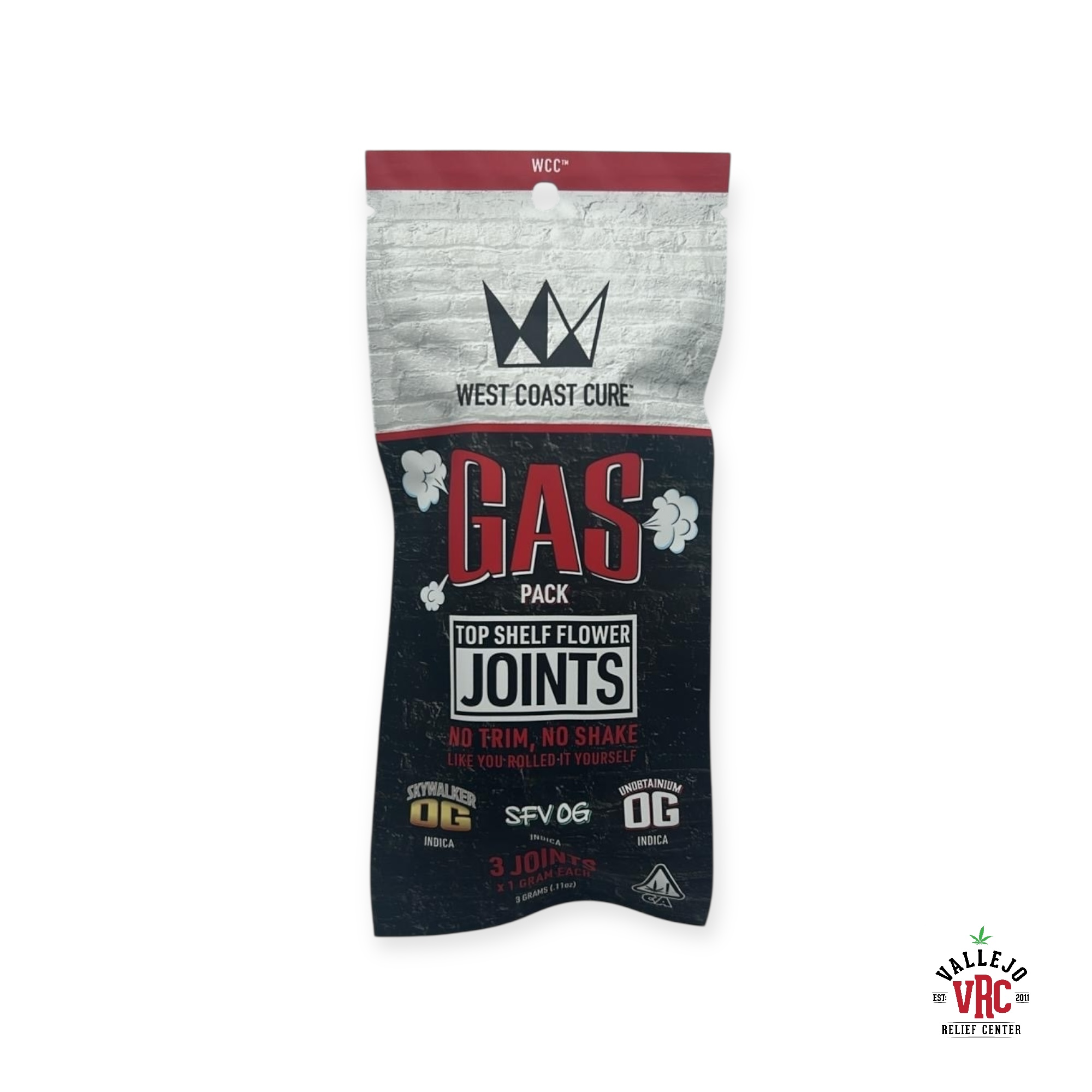 Gas Pack-3pk 3G