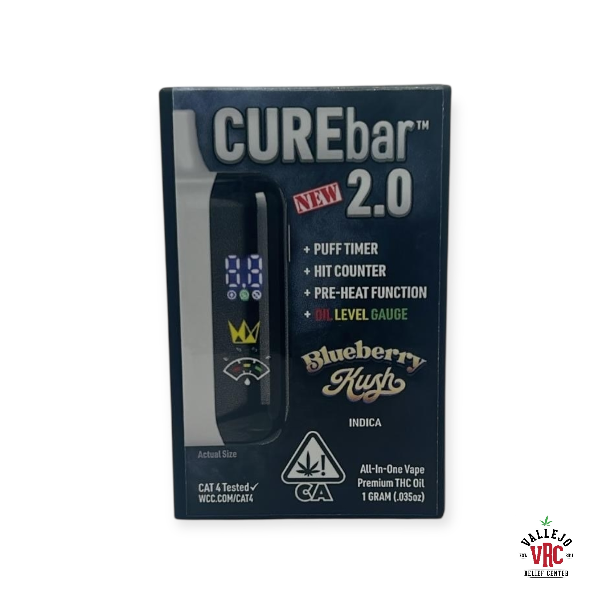 Blueberry Kush 1G Curebar