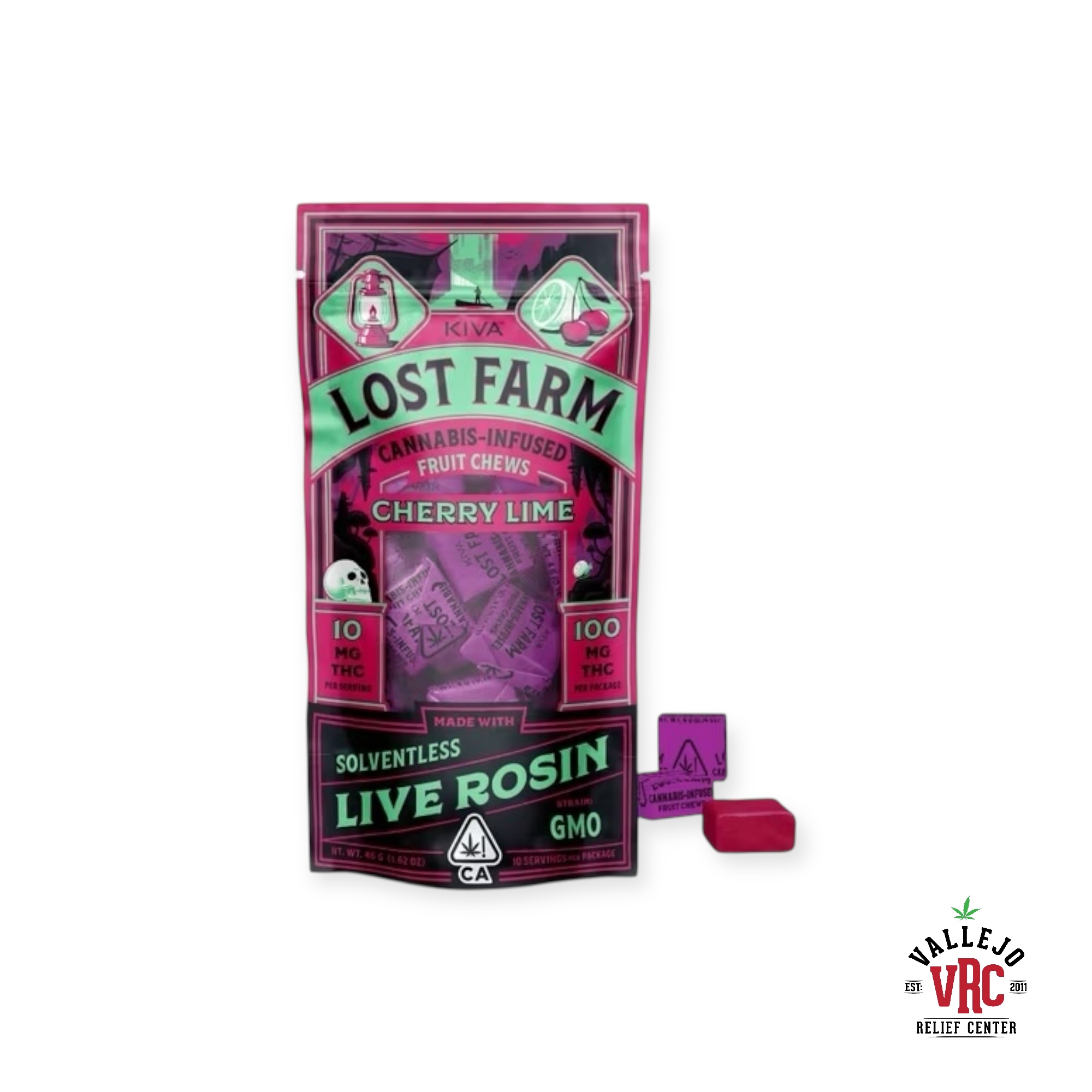 Cherry Lime Gmo Rosin Chews