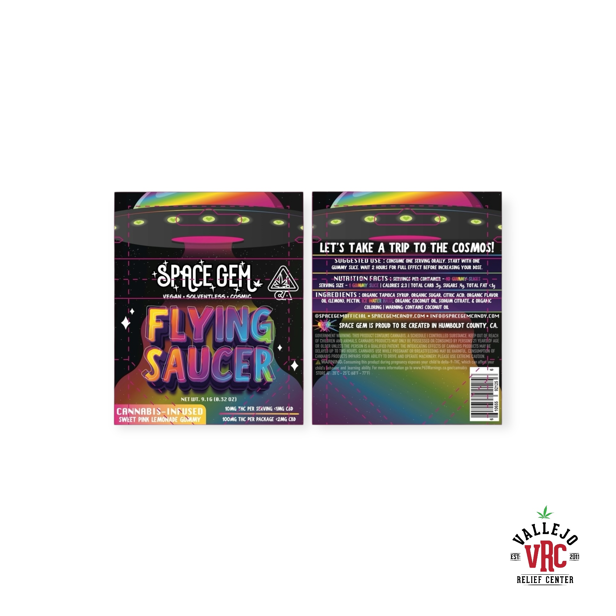Sour Tangerine Gummy - Flying Saucer